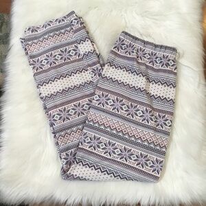 NAUTICA snowflakes themed medium pajama loungewear pants